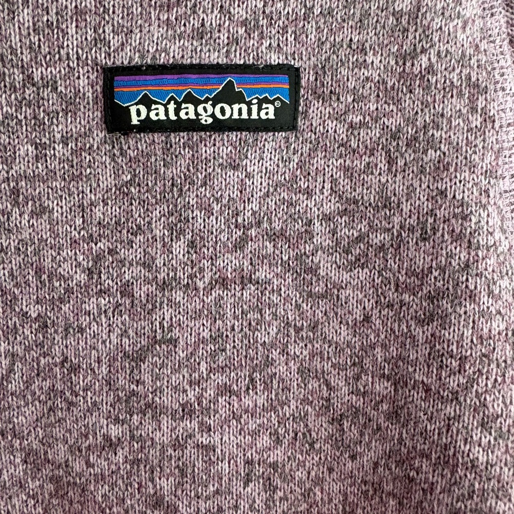 Patagonia Half-Zip Pullover Sweatshirt in Heathered Lavender - Picture 3 of 4